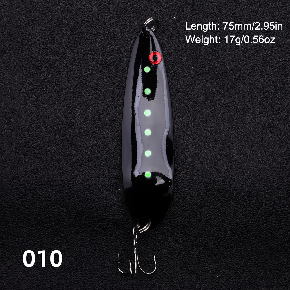 75mm/95mm Swim Bait Artificial Iron Trout Fishing Sequin Iron Fishing Spoon Lure