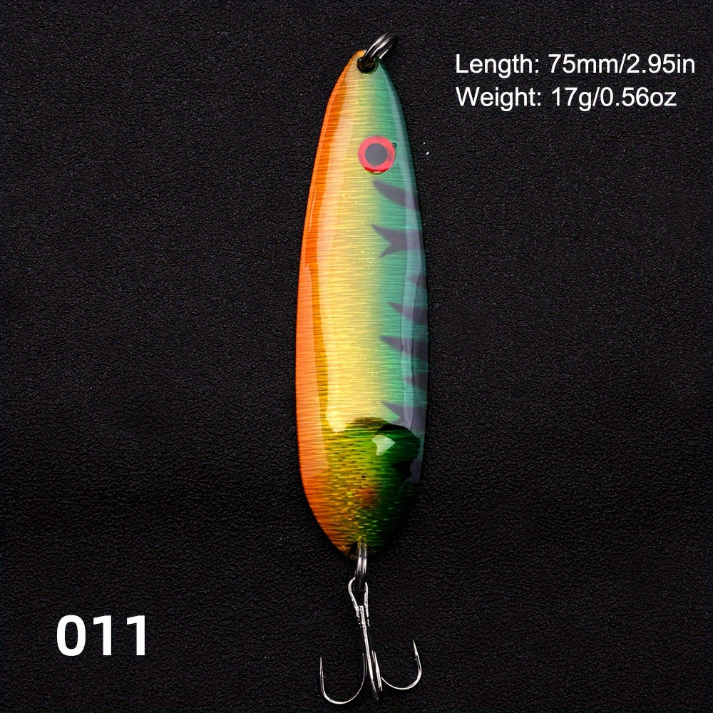 75mm/95mm Swim Bait Artificial Iron Trout Fishing Sequin Iron Fishing Spoon Lure