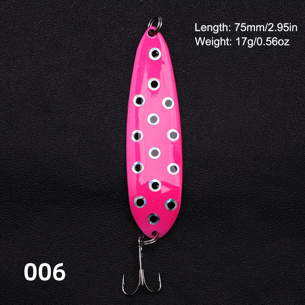 75mm/95mm Swim Bait Artificial Iron Trout Fishing Sequin Iron Fishing Spoon Lure