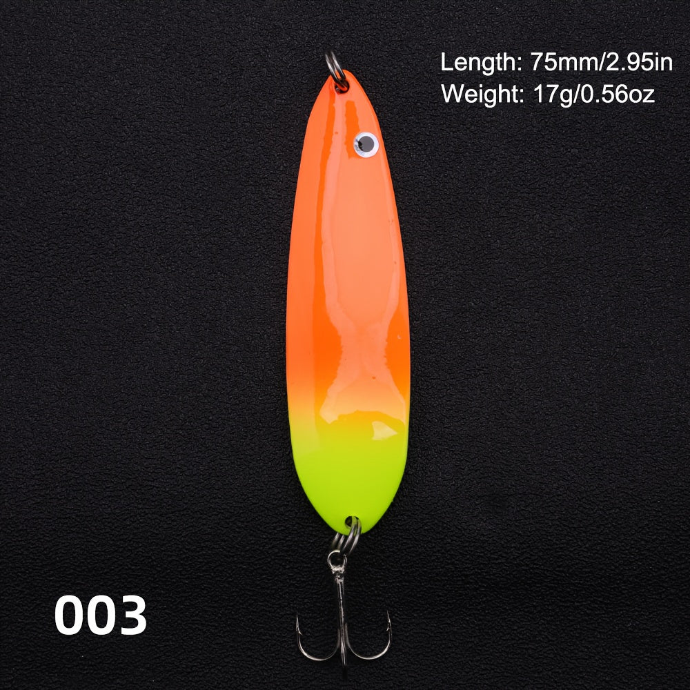 75mm/95mm Swim Bait Artificial Iron Trout Fishing Sequin Iron Fishing Spoon Lure