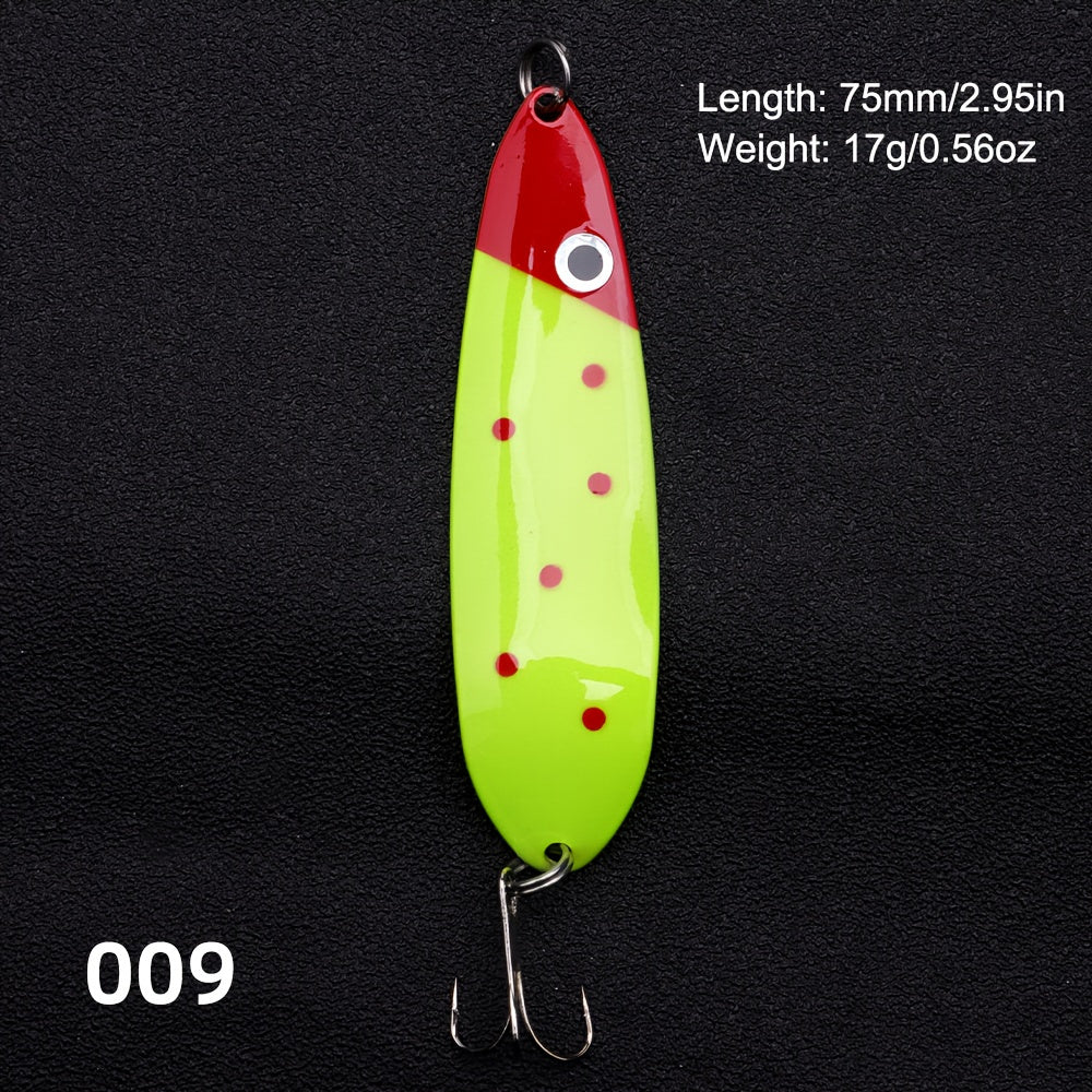 75mm/95mm Swim Bait Artificial Iron Trout Fishing Sequin Iron Fishing Spoon Lure