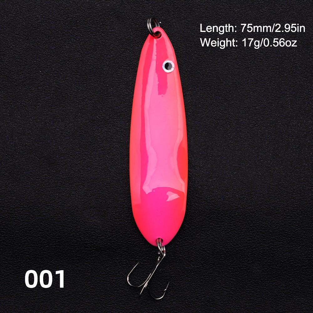 75mm/95mm Swim Bait Artificial Iron Trout Fishing Sequin Iron Fishing Spoon Lure