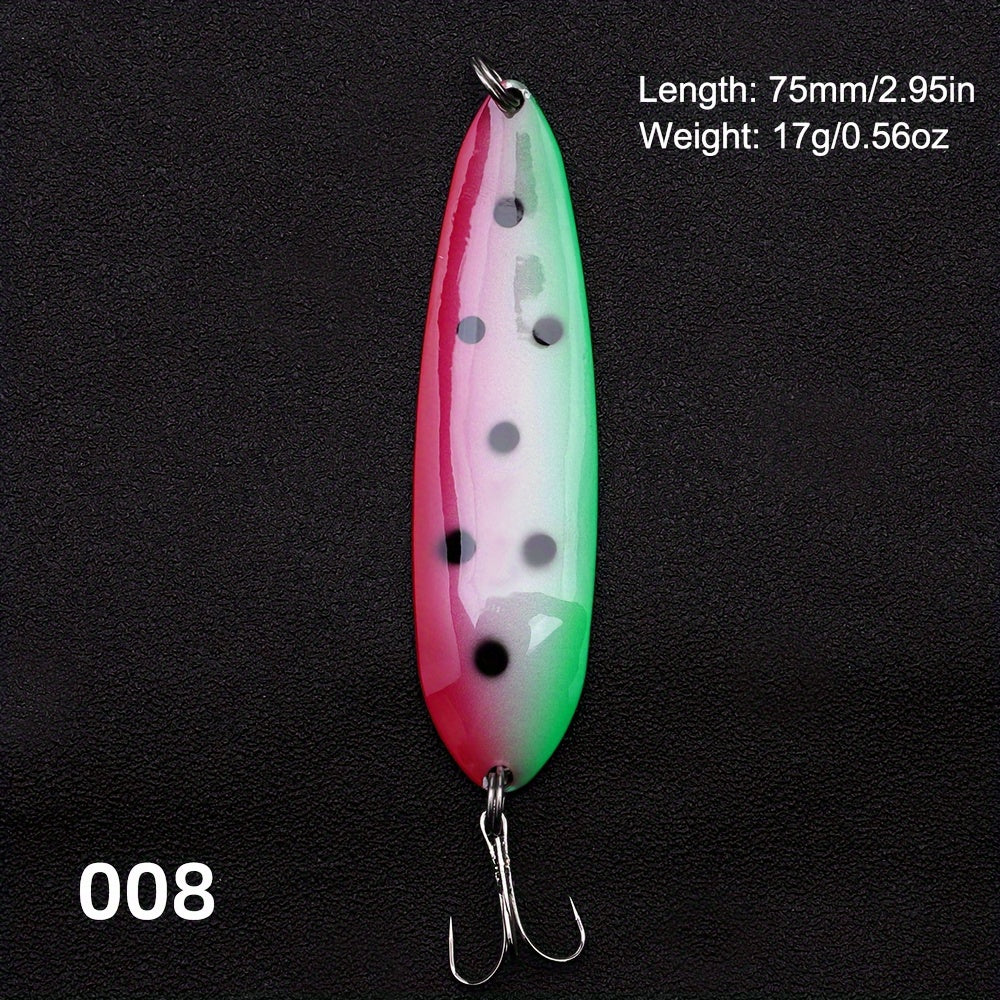 75mm/95mm Swim Bait Artificial Iron Trout Fishing Sequin Iron Fishing Spoon Lure