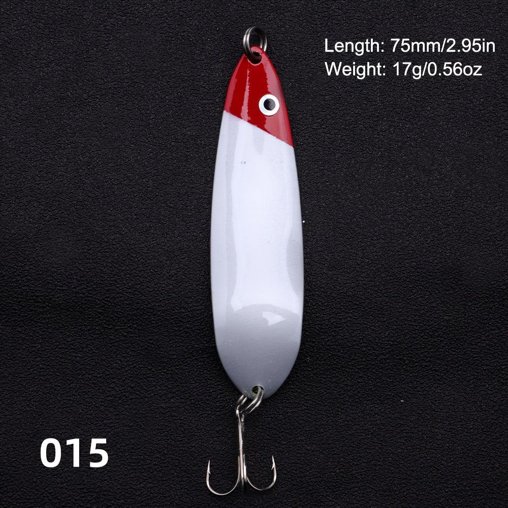 75mm/95mm Swim Bait Artificial Iron Trout Fishing Sequin Iron Fishing Spoon Lure